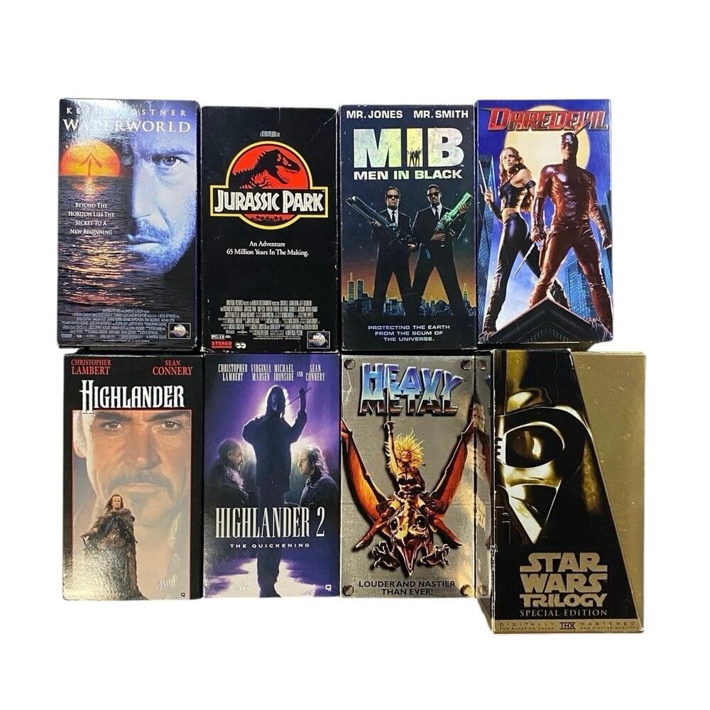 Vintage Action / Sci-fi / Thriller VHS Movie Lot